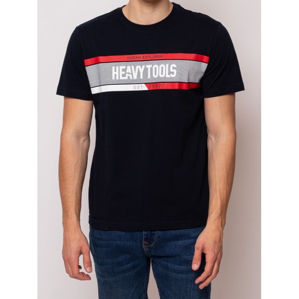 Heavy Tools MEDIUM Férfi póló / navy