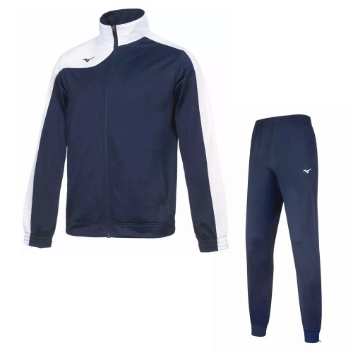 Mizuno Knitted Tracksuit Férfi melegítő szett - Navy / White