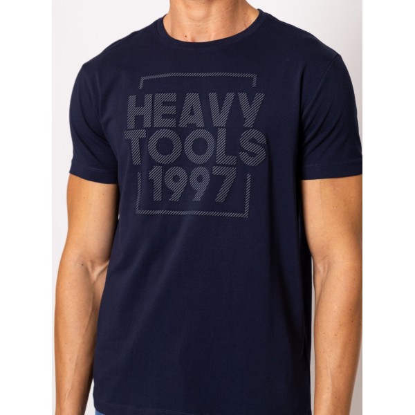 Heavy Tools MIRAL Férfi rövidujjú póló / navy