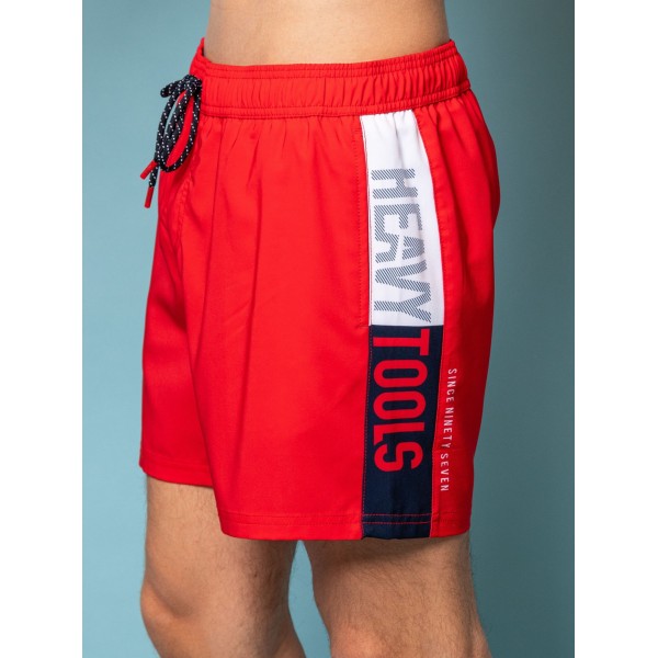 Heavy Tools JESUP Férfi beachshort / red