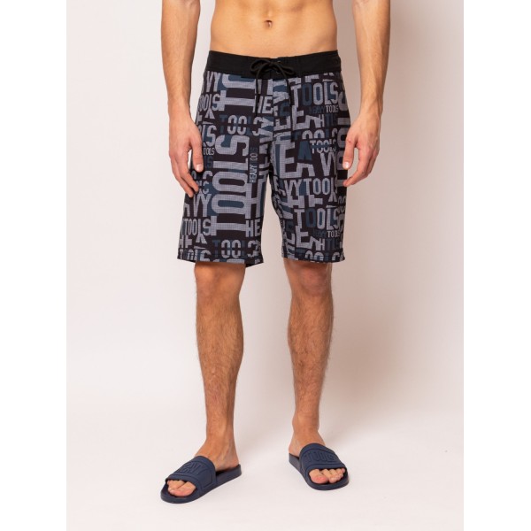 Heavy Tools JASK Férfi boardshort / letters