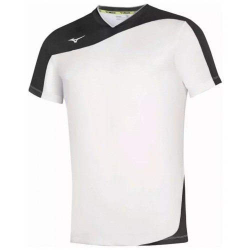 Mizuno Premium Myou Tee Férfi rövid ujjú póló - White / Black