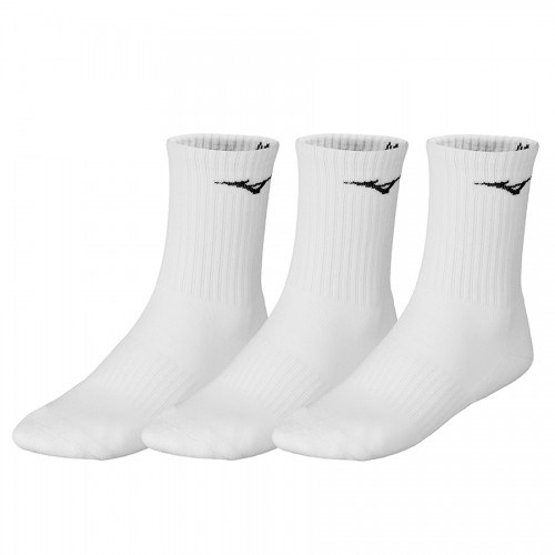 Mizuno Training 3P Socks Sportzokni - White / White / White