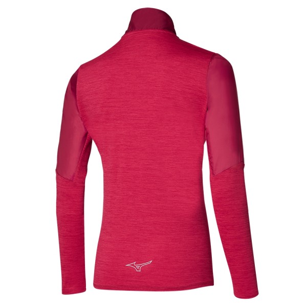 Mizuno Hybrid LS HZ Női hosszú ujjú felső - Rose Red