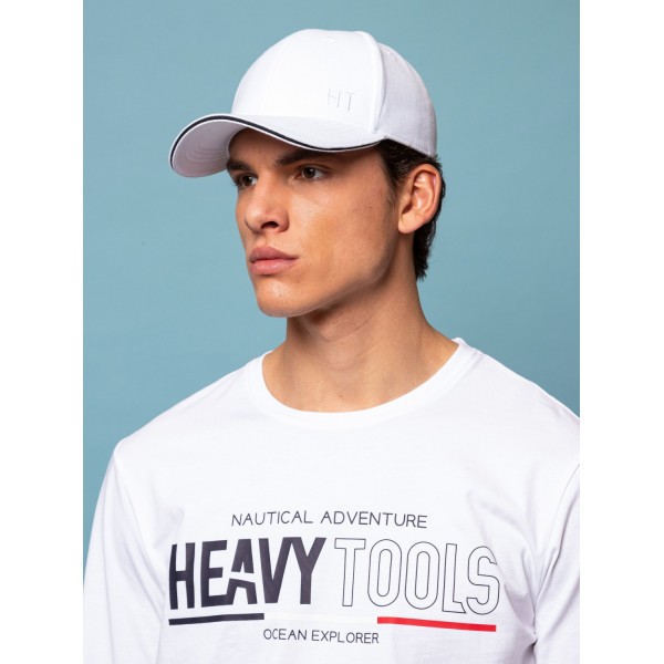 Heavy Tools PARKER Baseballsapka / white