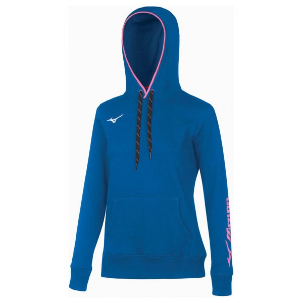 Mizuno Wom Sweat Hoodie Női kapucnis pulóver / Royal