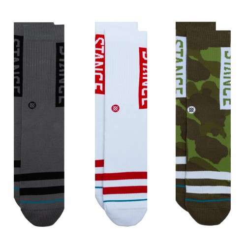 Stance THE OG 3 PACK Unisex zokni / camo