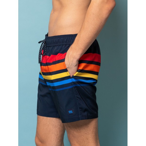 Heavy Tools JARINU Férfi beachshort / navy