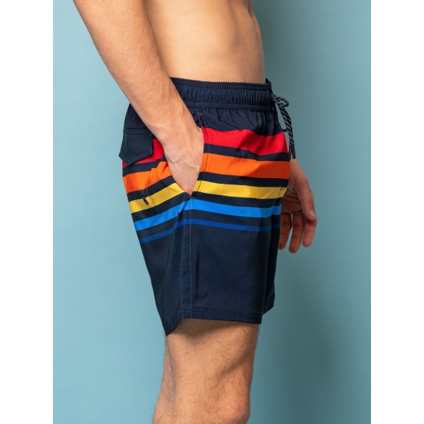 Heavy Tools JARINU Férfi beachshort / navy