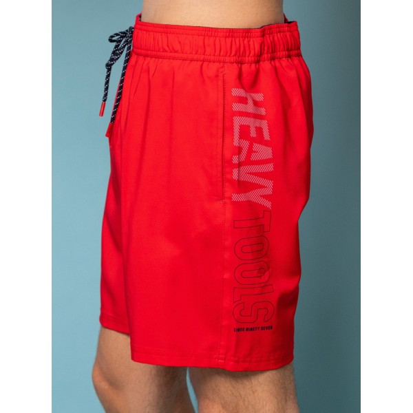 Heavy Tools JAMBA Férfi beachshort / red