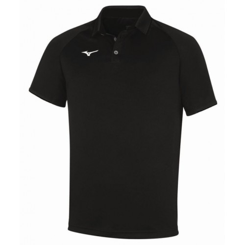 Mizuno Core Polo Férfi galléros póló / Black / Black