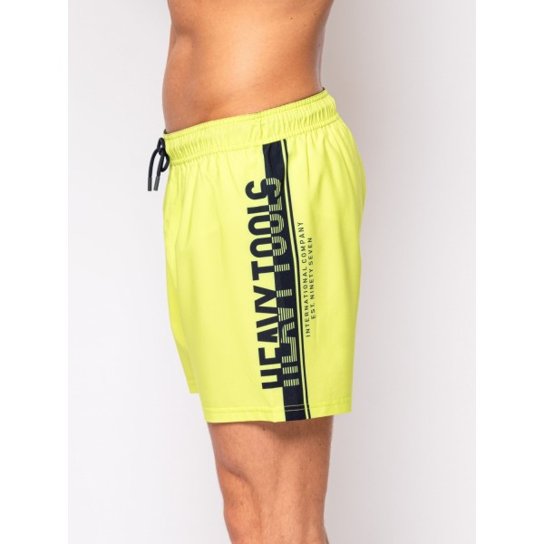 Heavy Tools JARNAT Férfi beachshort / lemon