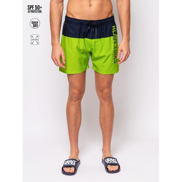 Heavy Tools JAVOR Férfi beachshort / cactus