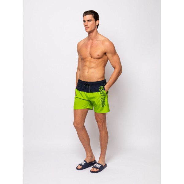 Heavy Tools JAVOR Férfi beachshort / cactus