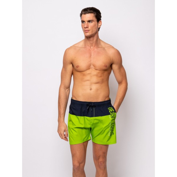 Heavy Tools JAVOR Férfi beachshort / cactus