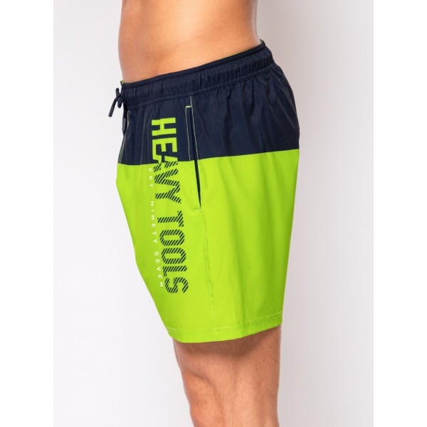 Heavy Tools JAVOR Férfi beachshort / cactus